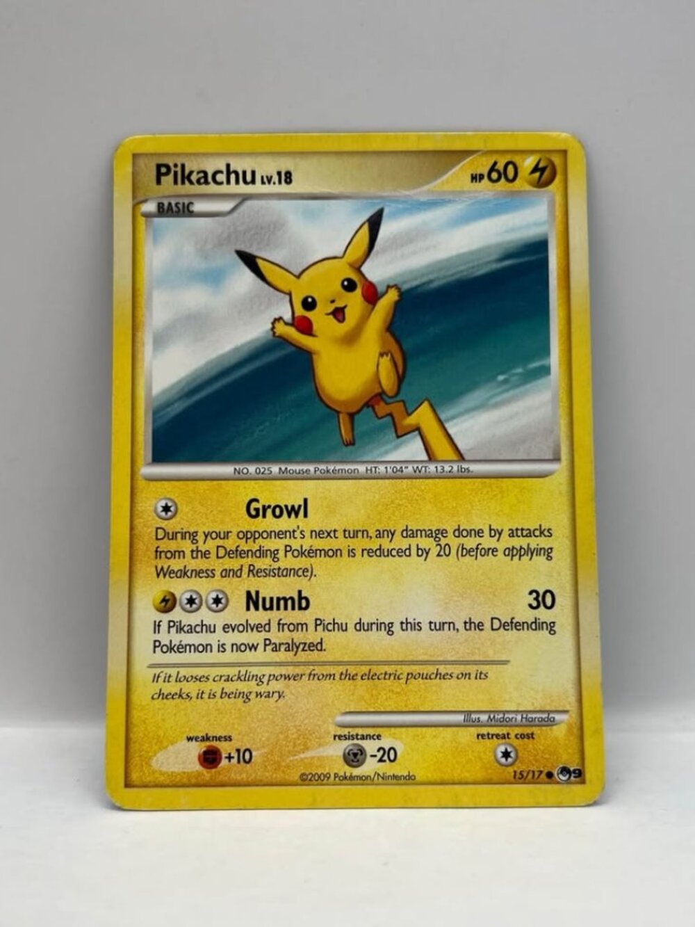 2009 Pikachu 15/17 POP Series 9